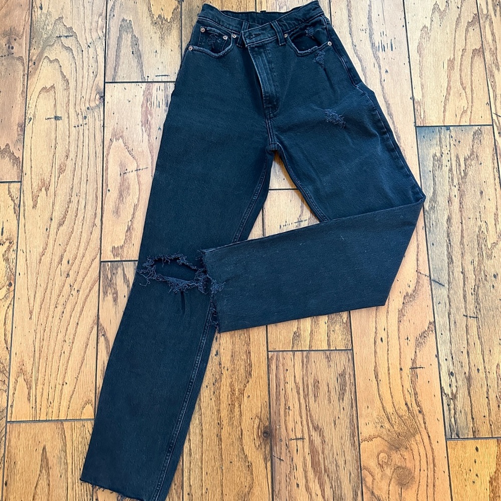 Ultra-High Rise Abercrombie Straight Jeans